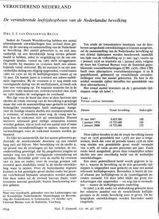 Eerste pagina van het artikel zoals het is gepubliceerd in het tijdschrift