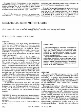 Eerste pagina van het artikel zoals het is gepubliceerd in het tijdschrift