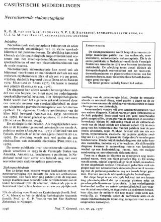 Eerste pagina van het artikel zoals het is gepubliceerd in het tijdschrift