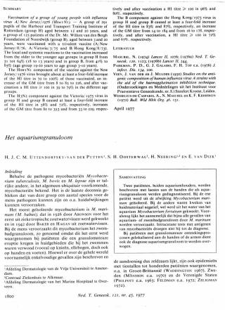 Eerste pagina van het artikel zoals het is gepubliceerd in het tijdschrift