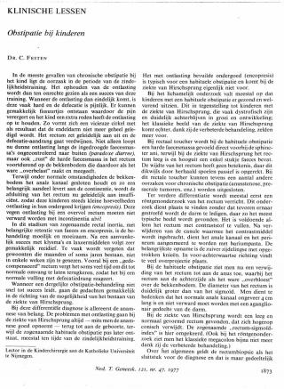 Eerste pagina van het artikel zoals het is gepubliceerd in het tijdschrift