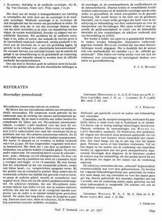 Eerste pagina van het artikel zoals het is gepubliceerd in het tijdschrift