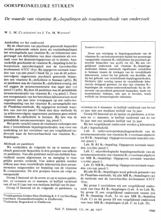 Eerste pagina van het artikel zoals het is gepubliceerd in het tijdschrift