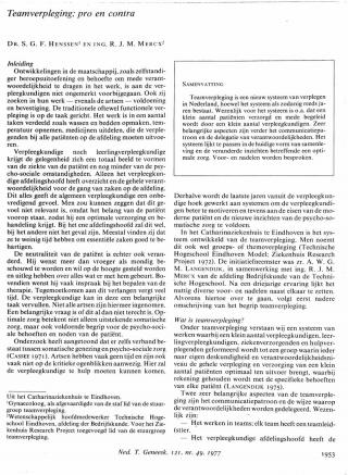 Eerste pagina van het artikel zoals het is gepubliceerd in het tijdschrift