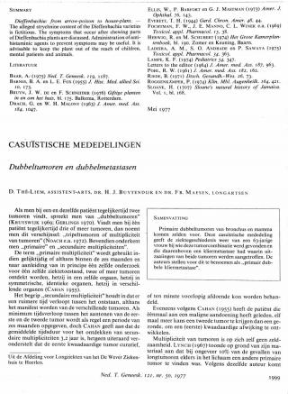 Eerste pagina van het artikel zoals het is gepubliceerd in het tijdschrift