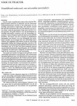 Eerste pagina van het artikel zoals het is gepubliceerd in het tijdschrift