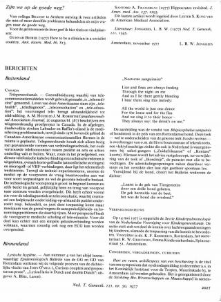 Eerste pagina van het artikel zoals het is gepubliceerd in het tijdschrift