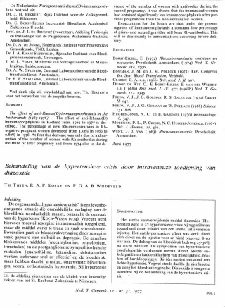 Eerste pagina van het artikel zoals het is gepubliceerd in het tijdschrift