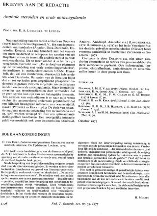 Eerste pagina van het artikel zoals het is gepubliceerd in het tijdschrift