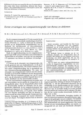 Eerste pagina van het artikel zoals het is gepubliceerd in het tijdschrift