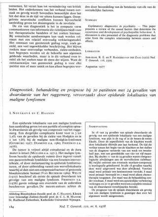 Eerste pagina van het artikel zoals het is gepubliceerd in het tijdschrift