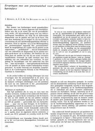 Eerste pagina van het artikel zoals het is gepubliceerd in het tijdschrift