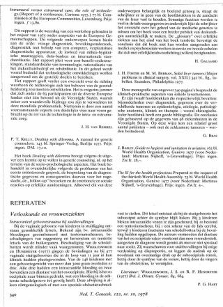 Eerste pagina van het artikel zoals het is gepubliceerd in het tijdschrift