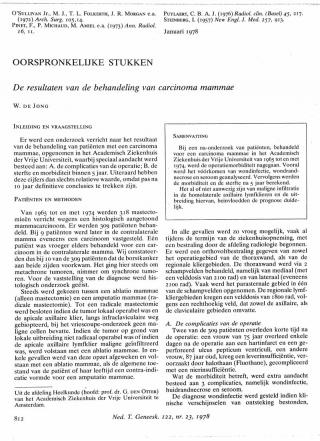 Eerste pagina van het artikel zoals het is gepubliceerd in het tijdschrift