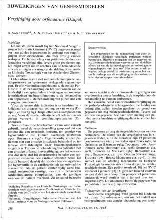 Eerste pagina van het artikel zoals het is gepubliceerd in het tijdschrift