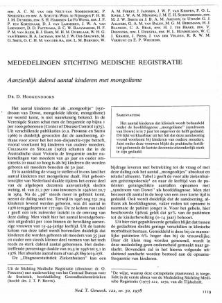 Eerste pagina van het artikel zoals het is gepubliceerd in het tijdschrift