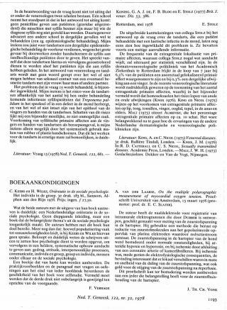 Eerste pagina van het artikel zoals het is gepubliceerd in het tijdschrift