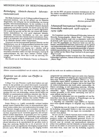 Eerste pagina van het artikel zoals het is gepubliceerd in het tijdschrift