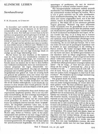 Eerste pagina van het artikel zoals het is gepubliceerd in het tijdschrift