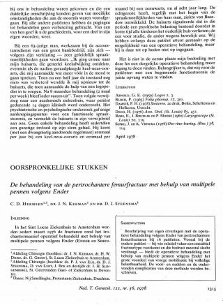 Eerste pagina van het artikel zoals het is gepubliceerd in het tijdschrift