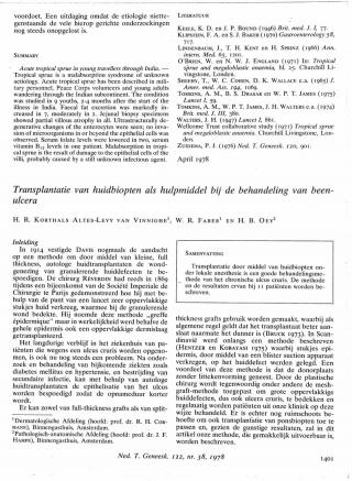 Eerste pagina van het artikel zoals het is gepubliceerd in het tijdschrift