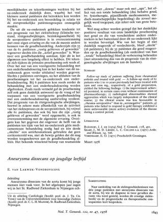 Eerste pagina van het artikel zoals het is gepubliceerd in het tijdschrift