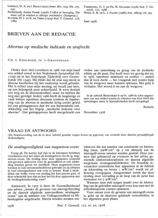 Eerste pagina van het artikel zoals het is gepubliceerd in het tijdschrift