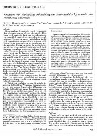 Eerste pagina van het artikel zoals het is gepubliceerd in het tijdschrift