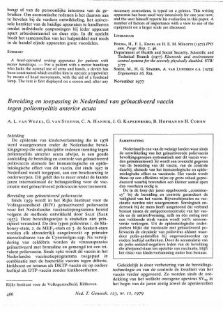 Eerste pagina van het artikel zoals het is gepubliceerd in het tijdschrift