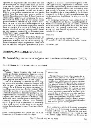 Eerste pagina van het artikel zoals het is gepubliceerd in het tijdschrift