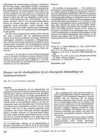 Eerste pagina van het artikel zoals het is gepubliceerd in het tijdschrift