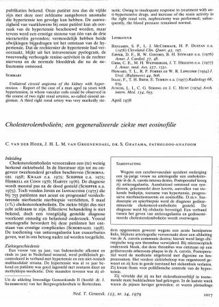 Eerste pagina van het artikel zoals het is gepubliceerd in het tijdschrift