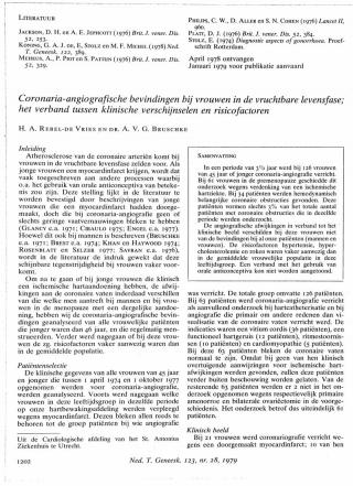 Eerste pagina van het artikel zoals het is gepubliceerd in het tijdschrift