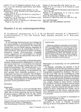 Eerste pagina van het artikel zoals het is gepubliceerd in het tijdschrift