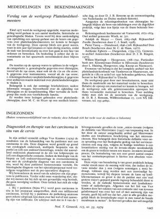 Eerste pagina van het artikel zoals het is gepubliceerd in het tijdschrift