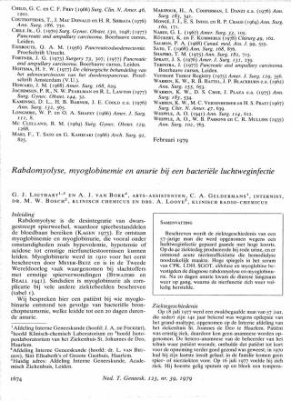 Eerste pagina van het artikel zoals het is gepubliceerd in het tijdschrift