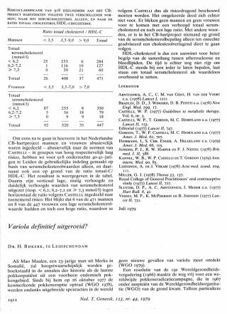 Eerste pagina van het artikel zoals het is gepubliceerd in het tijdschrift