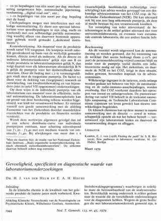 Eerste pagina van het artikel zoals het is gepubliceerd in het tijdschrift