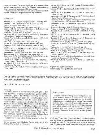 Eerste pagina van het artikel zoals het is gepubliceerd in het tijdschrift