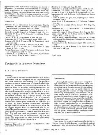 Eerste pagina van het artikel zoals het is gepubliceerd in het tijdschrift