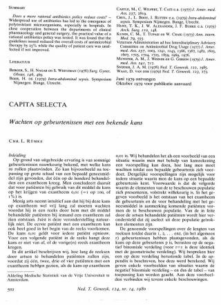 Eerste pagina van het artikel zoals het is gepubliceerd in het tijdschrift