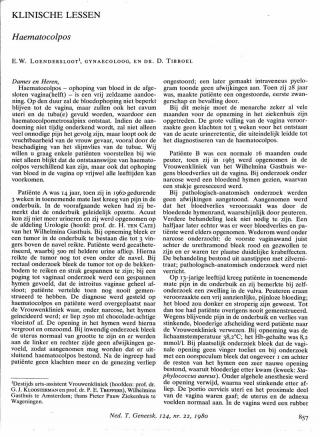 Eerste pagina van het artikel zoals het is gepubliceerd in het tijdschrift