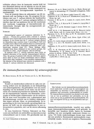 Eerste pagina van het artikel zoals het is gepubliceerd in het tijdschrift