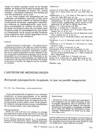 Eerste pagina van het artikel zoals het is gepubliceerd in het tijdschrift