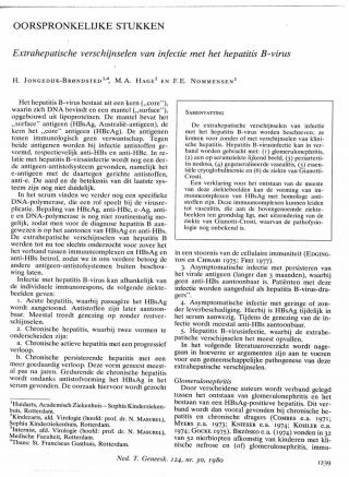 Eerste pagina van het artikel zoals het is gepubliceerd in het tijdschrift