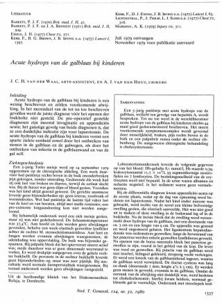 Eerste pagina van het artikel zoals het is gepubliceerd in het tijdschrift