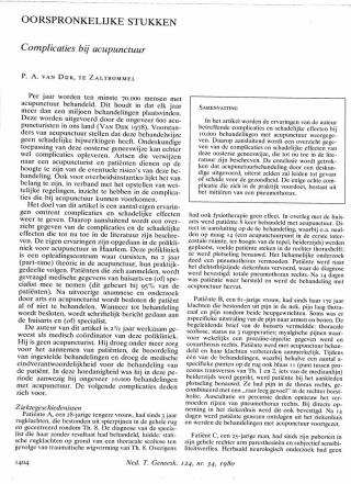 Eerste pagina van het artikel zoals het is gepubliceerd in het tijdschrift