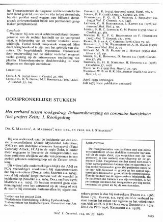 Eerste pagina van het artikel zoals het is gepubliceerd in het tijdschrift