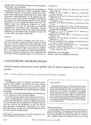 Eerste pagina van het artikel zoals het is gepubliceerd in het tijdschrift