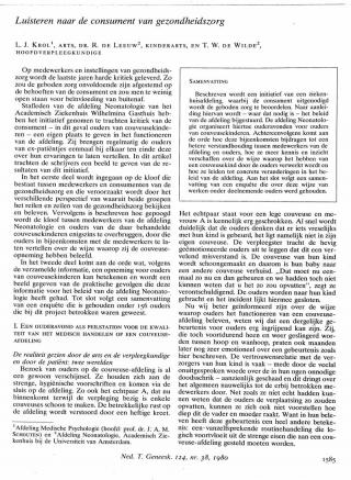 Eerste pagina van het artikel zoals het is gepubliceerd in het tijdschrift